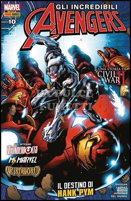 INCREDIBILI AVENGERS #    42 - GLI INCREDIBILI AVENGERS 10 - CIVIL WAR II